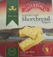 Mängden socker i Scottish cream shortbread fingers