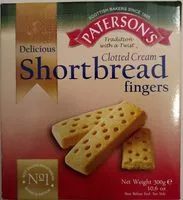 Mängden socker i Clotted Cream Shortbread Fingers