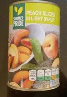 Mängden socker i Peach Slices in Light Syrup