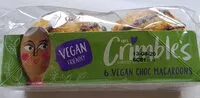 Mängden socker i Μrs crimble's 6 vegan choc macaroons