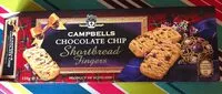 Mängden socker i Campbells - Choc Chip Box 175Gr