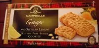 Mängden socker i Ginger and sicilian lemon scottisch pure butter cookies
