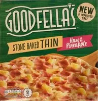 Mängden socker i Stone Baked Thin Ham & Pineapple Pizza
