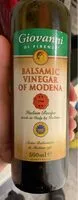 Mängden socker i Balsamic vinegar of modena