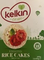 Mängden socker i Kelkin Rice Cakes Unsalted 200G