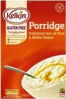 Mängden socker i Kelkin Gluten Free Porridge