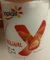 Mängden socker i Yoplait yaourt à la fraise