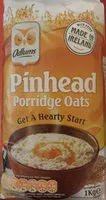 Mängden socker i Pinhead Porridge Oats