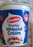 Mängden socker i Freshly whipped cream