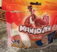 Mängden socker i Mammouth tétine