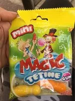 Mängden socker i Magic tetine gum
