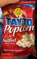 Socker och näringsämnen i Tayto popcorn