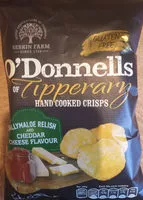 Mängden socker i Ballymaloe Relish and Cheddar Cheese flavour