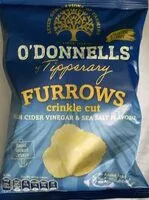 Mängden socker i Furrows Crinkle cut Irish cider vinegar and sea salt flavour