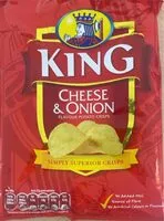 Mängden socker i Cheese and onion crisps