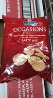 Mängden socker i Tayto Occasions Party mix share bag