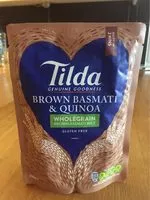 Mängden socker i Tilda Steamed Brown Basmati and Quinoa