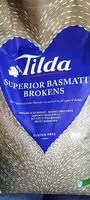 Mängden socker i Brisures de riz Basmati Tilda