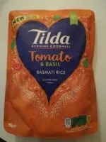 Mängden socker i Basmati Reis Tomate Basilikum