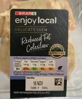 Mängden socker i Redused fat coleslaw