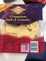 Mängden socker i 8 Garlic & Codiander Pappadums