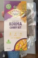 Mängden socker i Patak’s Creamy Coconut Korma Curry Kit