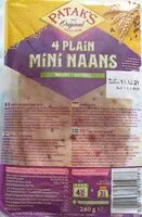 Mängden socker i Mini Naans Nature