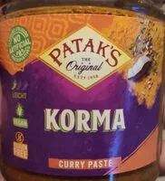 Mängden socker i Korma Curry Paste
