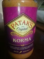 Mängden socker i Pataks Korma Sauce 450g