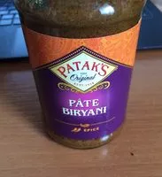 Mängden socker i Pâte Biryani