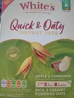 Mängden socker i quick & oaty apple and cinnamon