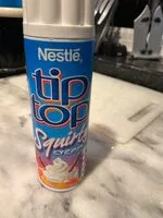 Mängden socker i Tip top squirt cream