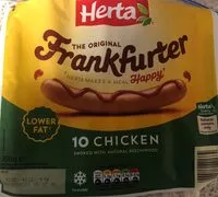 Mängden socker i Frankfurter chicken