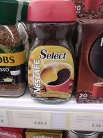 Mängden socker i Nescafe select