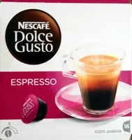 Mängden socker i DOLCE GUSTO espresso