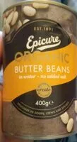 Mängden socker i Organic Butter Beans