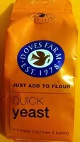 Mängden socker i Quick Yeast