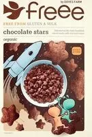 Mängden socker i FREEE by Doves Farm Organic Chocolate Stars