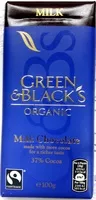 Mängden socker i Green & black's organic chocolate bar milk chocolate