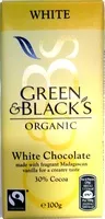 Mängden socker i Green & black's organic chocolate bar white