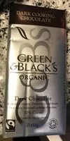 Mängden socker i Black's Organic Cooking Dark Chocolate Bar