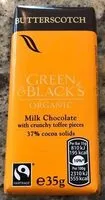 Mängden socker i Milk chocolate Butterscotch