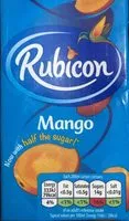 Mängden socker i Rubicon Mango