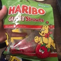 Mängden socker i Haribo giant strawbs