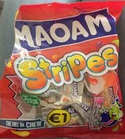 Mängden socker i Maoam stripes