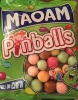 Mängden socker i Maoam Pinballs 170G Bag .
