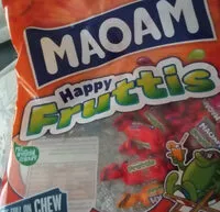 Mängden socker i Happy Fruttis Bag