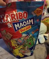 Mängden socker i Haribo and maoam duo pack