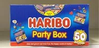 Mängden socker i Haribo Party Box