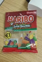 Mängden socker i Wine gums